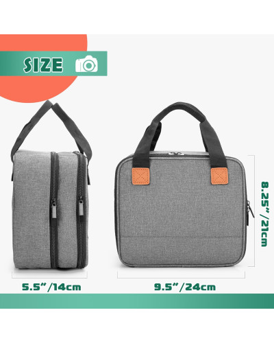 Photo Printer Bag Suitable for SELPHY CP1500 CP1300 CP1200 Polyester Photo Printer Bag with Accessory Compartments