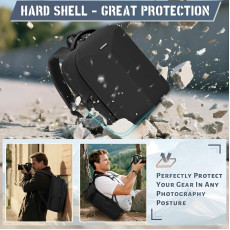 RAINSMORE Camera Backpack Camera Bag for Photographer DSLR SLR Mirrorless Camera Bag