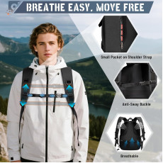 RAINSMORE Camera Backpack Camera Bag for Photographer DSLR SLR Mirrorless Camera Bag