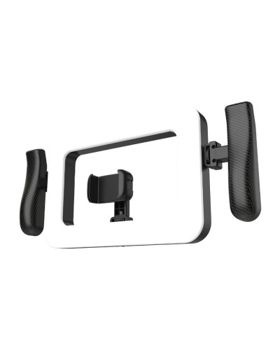 FL-K03 Square Handheld Ring Light With Dual Handles Bluetooth Remote