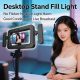 FL-K03 Square Handheld Ring Light With Dual Handles Bluetooth Remote