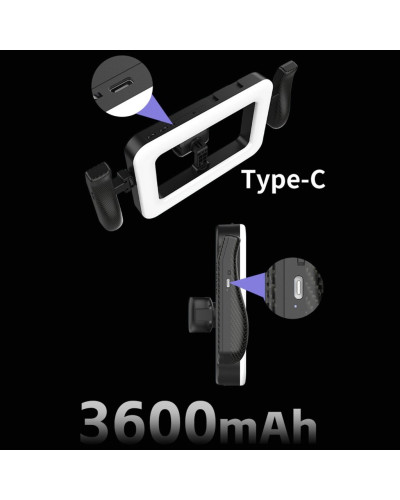 FL-K03 Square Handheld Ring Light With Dual Handles Bluetooth Remote FL-K03 Square Handheld Ring Light With Dual Handles Bluetooth Remote