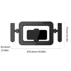 FL-K03 Square Handheld Ring Light With Dual Handles Bluetooth Remote FL-K03 Square Handheld Ring Light With Dual Handles Bluetooth Remote