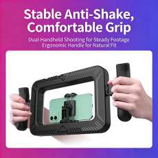 FL-K03 Square Handheld Ring Light With Dual Handles Bluetooth Remote FL-K03 Square Handheld Ring Light With Dual Handles Bluetooth Remote