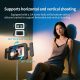 FL-K03 Square Handheld Ring Light With Dual Handles Bluetooth Remote
