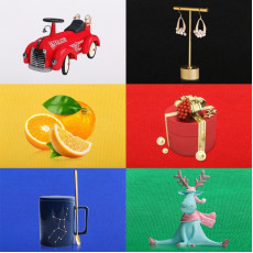 PULUZ 23cm Ring LED Panel Folding Portable Light Photo Lighting Studio Shooting Tent Box Kit with 6 Colors Backdrops