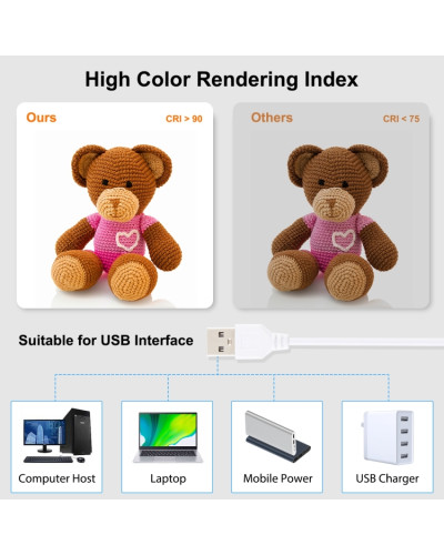 PULUZ 23cm Ring LED Panel Folding Portable Light Photo Lighting Studio Shooting Tent Box Kit with 6 Colors Backdrops