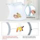 PULUZ 23cm Ring LED Panel Folding Portable Light Photo Lighting Studio Shooting Tent Box Kit with 6 Colors Backdrops
