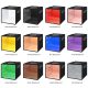 PULUZ 25cm Folding Portable Ring Light Photo Lighting Studio Shooting Tent Box with 12 Colors Backdrops