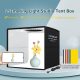 PULUZ 25cm Folding Portable Ring Light Photo Lighting Studio Shooting Tent Box with 12 Colors Backdrops