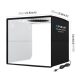 PULUZ 25cm Folding Portable Ring Light Photo Lighting Studio Shooting Tent Box with 12 Colors Backdrops