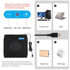 PULUZ 25cm Folding Portable Ring Light Photo Lighting Studio Shooting Tent Box with 12 Colors Backdrops