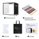 PULUZ 25cm Folding Portable Ring Light Photo Lighting Studio Shooting Tent Box with 12 Colors Backdrops