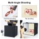 teckwe 40cm Folding Portable Ring Light USB Photo Lighting Studio Shooting Tent Box with 6 x Dual-side Color Backdrops