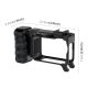 For DJI Osmo Action 6 PULUZ Street Photography Handle ABS Plastic Hand Grip with Cold Shoe