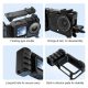 For DJI Osmo Action 6 PULUZ Street Photography Handle ABS Plastic Hand Grip with Cold Shoe