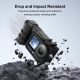 For DJI Osmo Action 6 PULUZ Street Photography Handle ABS Plastic Hand Grip with Cold Shoe