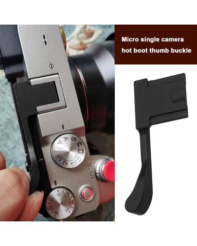 Thumb Grip for FUJIFILM X100VI X100V XPro2 XPro3 Digital Camera Black Thumb Grip for FUJIFILM X100VI X100V XPro2 XPro3 Digital Camera Black