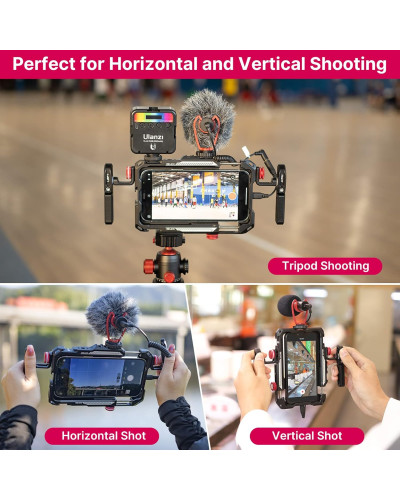 Ulanzi Lino Dual Handle Metal Smartphone Rig Ulanzi Lino Dual Handle Metal Smartphone Rig