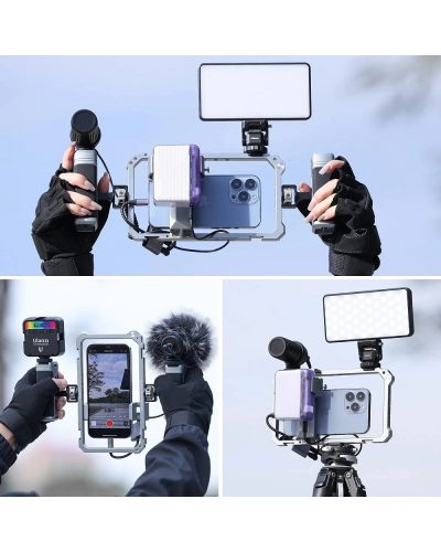 Ulanzi Universal Metal Cage Video Rig with HANDLES for Smartphones Ulanzi Universal Metal Cage Video Rig with HANDLES for Smartphones