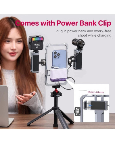 Ulanzi Universal Metal Cage Video Rig with HANDLES for Smartphones Ulanzi Universal Metal Cage Video Rig with HANDLES for Smartphones