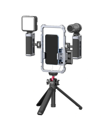 Ulanzi Universal Metal Cage Video Rig with HANDLES for Smartphones Ulanzi Universal Metal Cage Video Rig with HANDLES for Smartphones