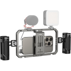 SmallRig Universal Phone Cage Smartphone Video Rig Kit with Handles
