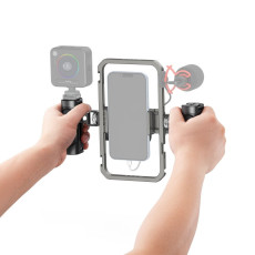 SmallRig Universal Phone Cage Smartphone Video Rig Kit with Handles