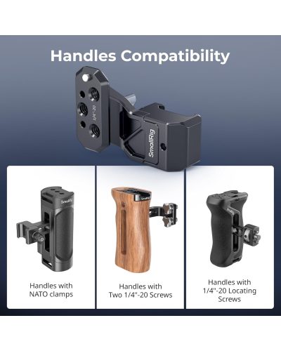 SmallRig Side Handle Extension Adapter with NATO Clamp SmallRig Side Handle Extension Adapter with NATO Clamp