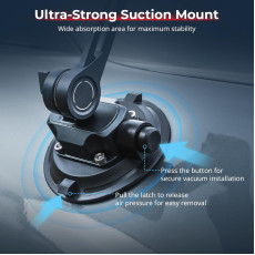 SmallRig mini Shock Absorber Arm for DJI Osmo Pocket 3/Action 6/5 Pro/4 for GoPro Hero13/12/11 for Insta360 X5/4/3