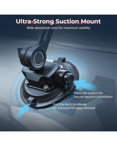 SmallRig mini Shock Absorber Arm for DJI Osmo Pocket 3/Action 6/5 Pro/4 for GoPro Hero13/12/11 for Insta360 X5/4/3