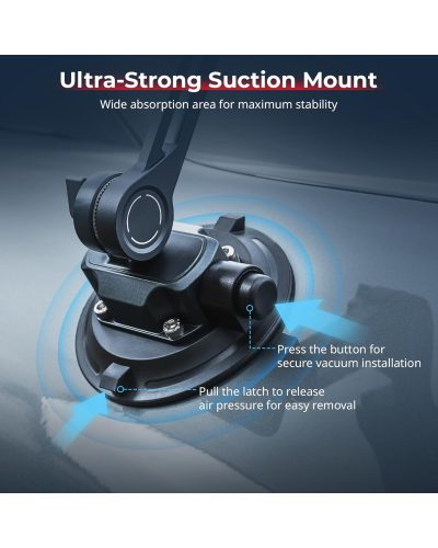 SmallRig mini Shock Absorber Arm for DJI Osmo Pocket 3/Action 6/5 Pro/4 for GoPro Hero13/12/11 for Insta360 X5/4/3