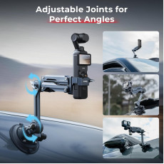 SmallRig mini Shock Absorber Arm for DJI Osmo Pocket 3/Action 6/5 Pro/4 for GoPro Hero13/12/11 for Insta360 X5/4/3