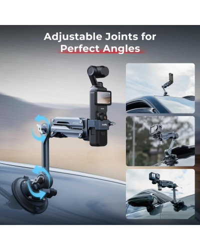SmallRig mini Shock Absorber Arm for DJI Osmo Pocket 3/Action 6/5 Pro/4 for GoPro Hero13/12/11 for Insta360 X5/4/3