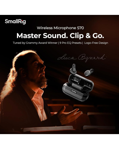 SmallRig S70-C2 Wireless Microphone with USB-C Adapter for Phones SmallRig S70-C2 Wireless Microphone with USB-C Adapter for Phones