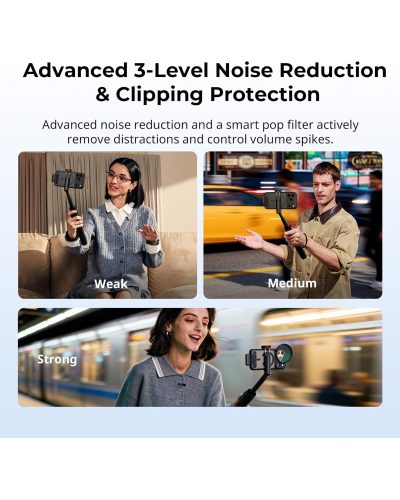 SmallRig S70-C2 Wireless Microphone with USB-C Adapter for Phones