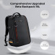 K&F Concept Camera Backpack 18L Nature Wander 05(Black Orange)