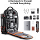 K&F Concept Camera Backpack 18L Nature Wander 05(Black Orange)