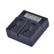 LCD Dual Channel Fast Charger for Nikon EN-EL18d EL18 Nikon Z9 D4 D4S D5 D6