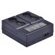 LCD Dual Channel Fast Charger for Nikon EN-EL18d EL18 Nikon Z9 D4 D4S D5 D6