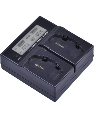 LCD Dual Channel Fast Charger for Nikon EN-EL18d EL18 Nikon Z9 D4 D4S D5 D6