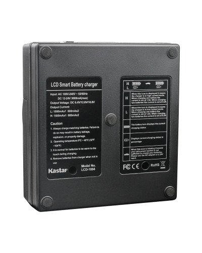 LCD Dual Channel Fast Charger for Nikon EN-EL18d EL18 Nikon Z9 D4 D4S D5 D6