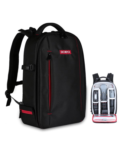 BESCHOI DSLR SLR Camera Backpack Bag Case Waterproof for Canon Nikon Sony (20L)