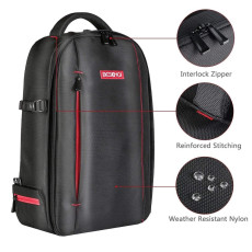 BESCHOI DSLR SLR Camera Backpack Bag Case Waterproof for Canon Nikon Sony (20L)