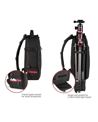 BESCHOI DSLR SLR Camera Backpack Bag Case Waterproof for Canon Nikon Sony (20L)