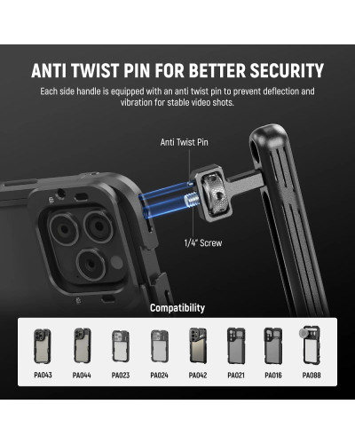 NEEWER PA027 2 Pack Rotatable Phone Side Handle