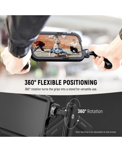 NEEWER PA027 2 Pack Rotatable Phone Side Handle NEEWER PA027 2 Pack Rotatable Phone Side Handle