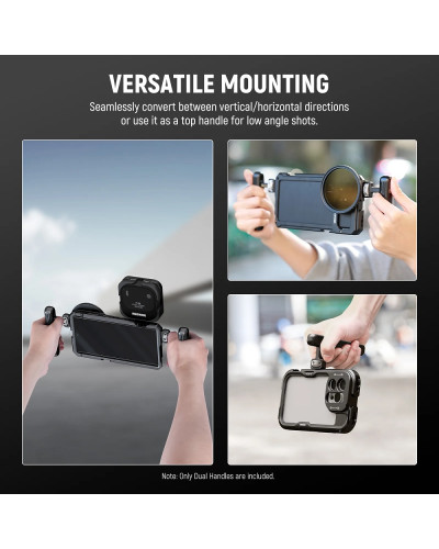 NEEWER PA027 2 Pack Rotatable Phone Side Handle
