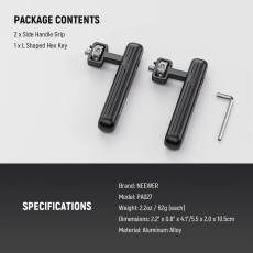 NEEWER PA027 2 Pack Rotatable Phone Side Handle