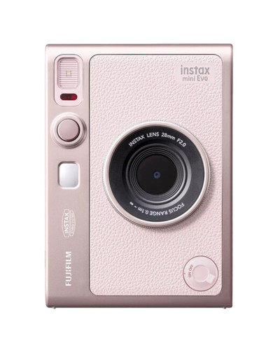FUJIFILM instax mini EVO Hybrid Instant Camera (Gentle Rose)